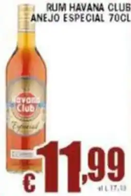Sacoph Rum havana club anejo especial offerta