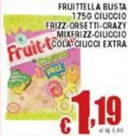 Sacoph Fruittella busta ciuccio frizz-orsetti-crazy offerta