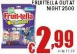 Sacoph Fruittella out at night offerta