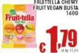 Sacoph Fruittella chewy fruit vegan busta offerta