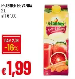 Galassia Pfanner bevanda offerta