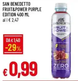 Galassia San benedetto fruit&power purple edition offerta