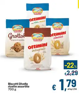 Qui Discount Biscotti Divella ricette offerta