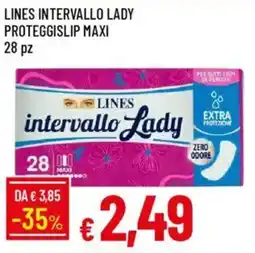 Galassia Lines intervallo lady proteggislip maxi offerta