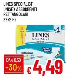 Galassia Lines specialist unisex assorbenti rettangolari offerta