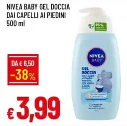 Galassia Nivea baby gel doccia dai capelli ai piedini offerta