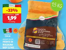 ALDI Regione che vai patate di bologna DOP offerta