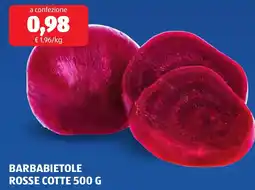 ALDI Barbabietole rosse cotte offerta
