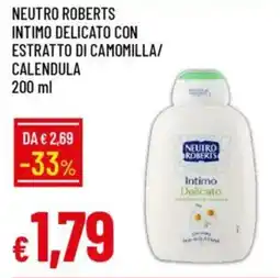 Galassia Neutro roberts intimo delicato con estratto di camomilla/ calendula offerta