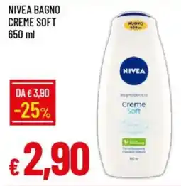 Galassia Nivea bagno creme soft offerta