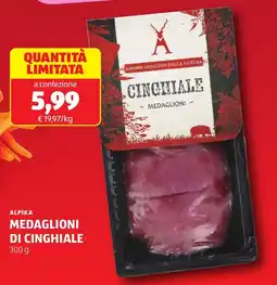 ALDI Alpika medaglioni di cinghiale offerta