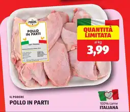 ALDI Il podere pollo in parti offerta
