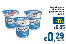 Qui Discount Yogurt intero Bontà Viva offerta