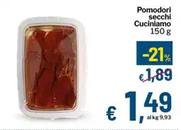 Qui Discount Pomodori secchi Cuciniamo offerta