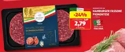 ALDI Regione che vai hamburger fassone piemontese offerta