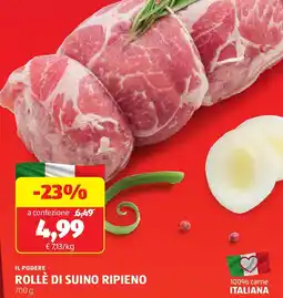 ALDI Il podere rollè di suino ripieno offerta