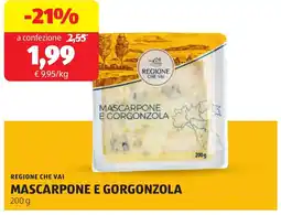 ALDI Regione che vai mascarpone e gorgonzola offerta