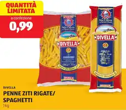 ALDI Divella penne ziti rigate/ spaghetti offerta
