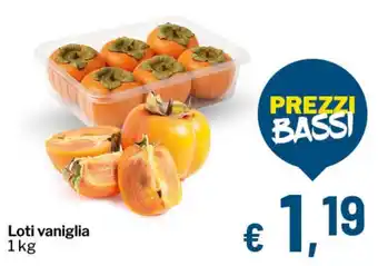 Qui Discount Loti vaniglia offerta