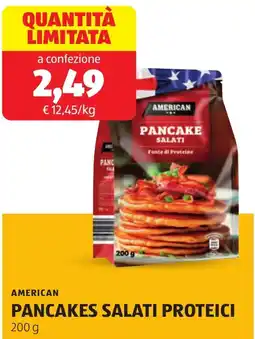 ALDI American pancakes salati proteici offerta