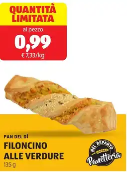 ALDI Pan del dì filoncino alle verdure offerta