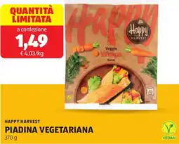 ALDI Happy harvest piadina vegetariana offerta