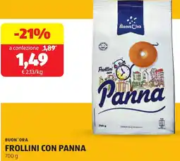 ALDI Buon'ora frollini con panna offerta