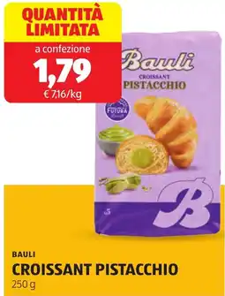 ALDI Bauli croissant pistacchio offerta