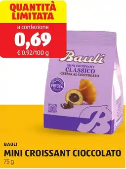 ALDI Bauli mini croissant cioccolato offerta