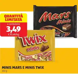 ALDI Minis MARS E MINIS TWIX offerta