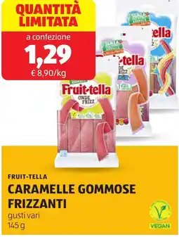 ALDI Fruit-tella caramelle gommose frizzanti offerta