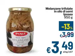 Qui Discount Melanzane trifolate in olio di semi Iposea offerta