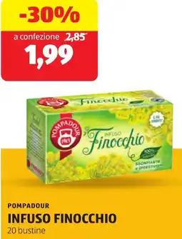 ALDI Pompadour infuso finocchio offerta