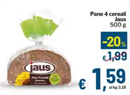 Qui Discount Pane 4 cereali Jaus offerta
