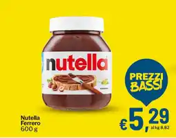 Qui Discount Nutella Ferrero offerta