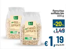 Qui Discount Farro/riso soffiato bio offerta
