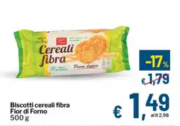Qui Discount Biscotti cereali fibra Fior di Forno offerta
