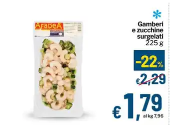 Qui Discount Gamberi e zucchine surgelati offerta