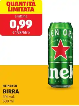 ALDI Heineken birra offerta