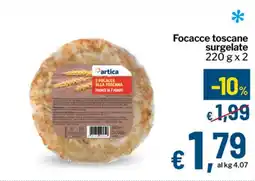 Qui Discount Focacce toscane surgelate offerta