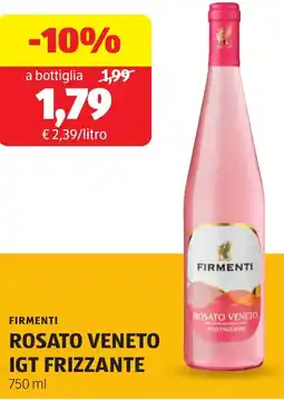 ALDI Firmenti rosato veneto IGT frizzante offerta