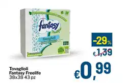 Qui Discount Tovaglioli Fantasy Freelife offerta