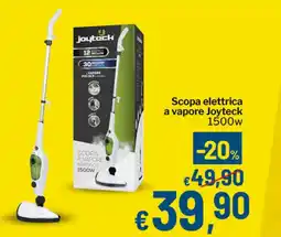 Qui Discount Scopa elettrica a vapore Joyteck 1500w offerta