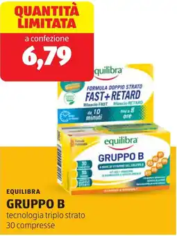ALDI Equilibra gruppo B offerta