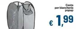 Qui Discount Cesta per biancheria popup offerta