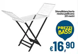 Qui Discount Stendibiancheria resina pellicano 20 metri offerta