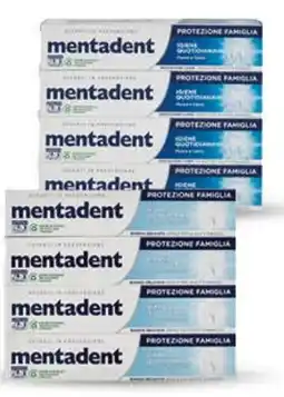 Qui Discount Dentifricio Mentadent bianco quotidiano/igiene quotidiana offerta
