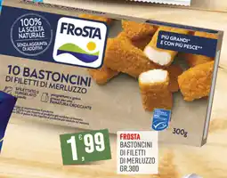 Marketpiù Frosta bastoncini di filetti di merluzzo offerta