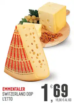 Marketpiù Emmentaler switzerland dop l'etto offerta