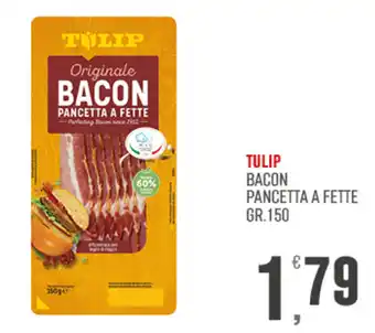Marketpiù Tulip bacon pancetta a fette offerta